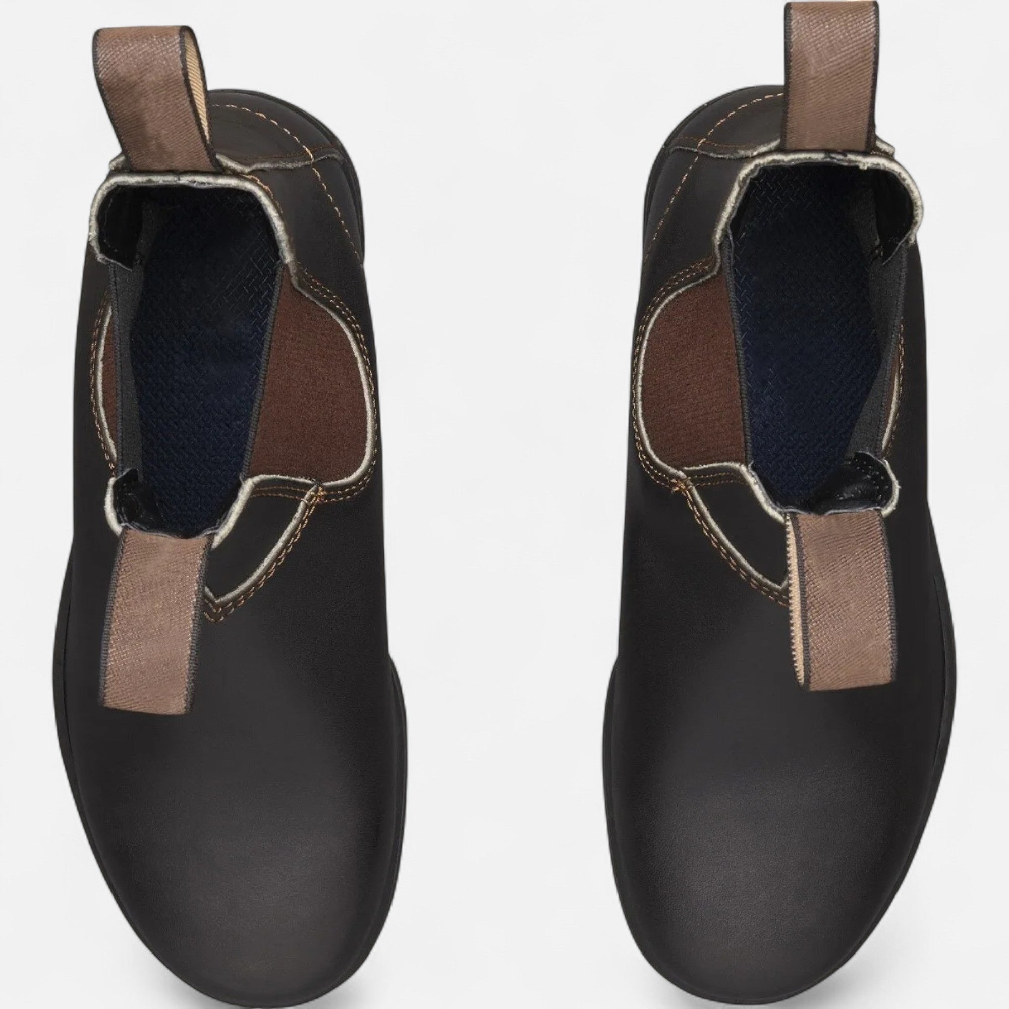 Men's Chelsea Boots Leather Slip-On Ankle Classic