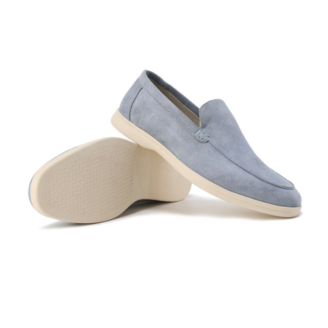 Men's Suede Loafers Slip-On Casual Comfort Shoes