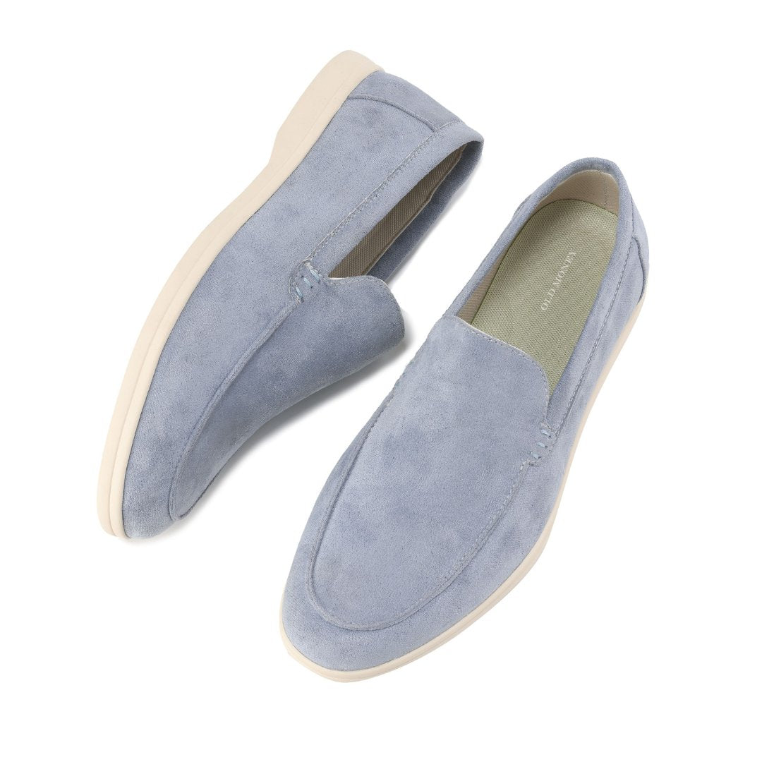 Men's Suede Loafers Slip-On Casual Comfort Shoes
