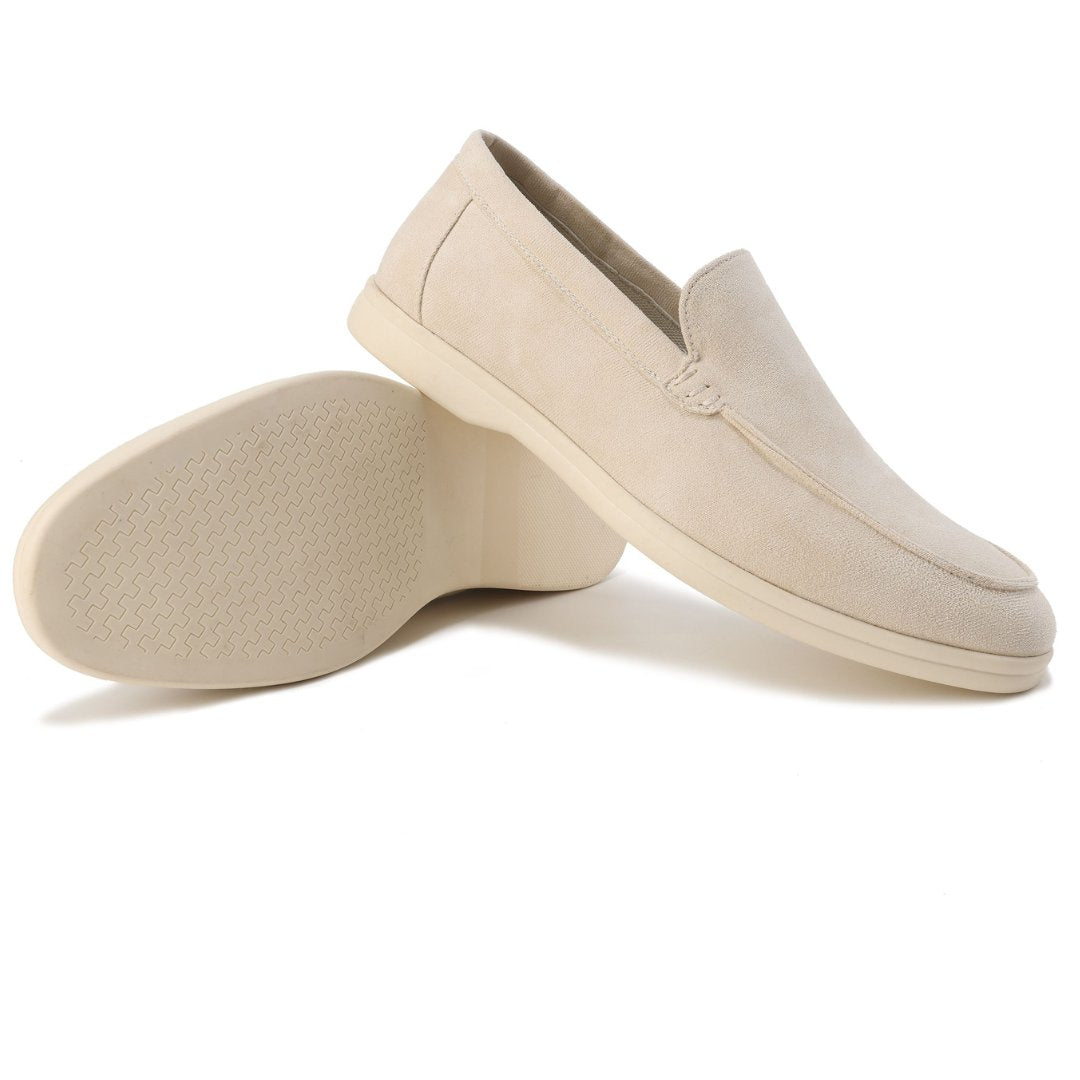 Men's Suede Loafers Slip-On Casual Comfort Shoes