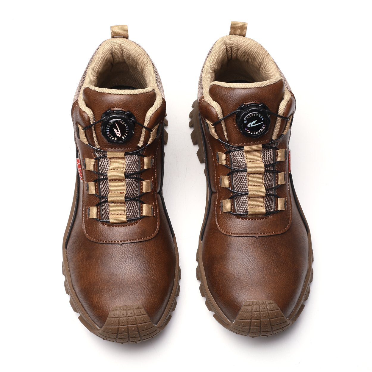Men's Work Boots Composite Toe Safety Dial Lacing