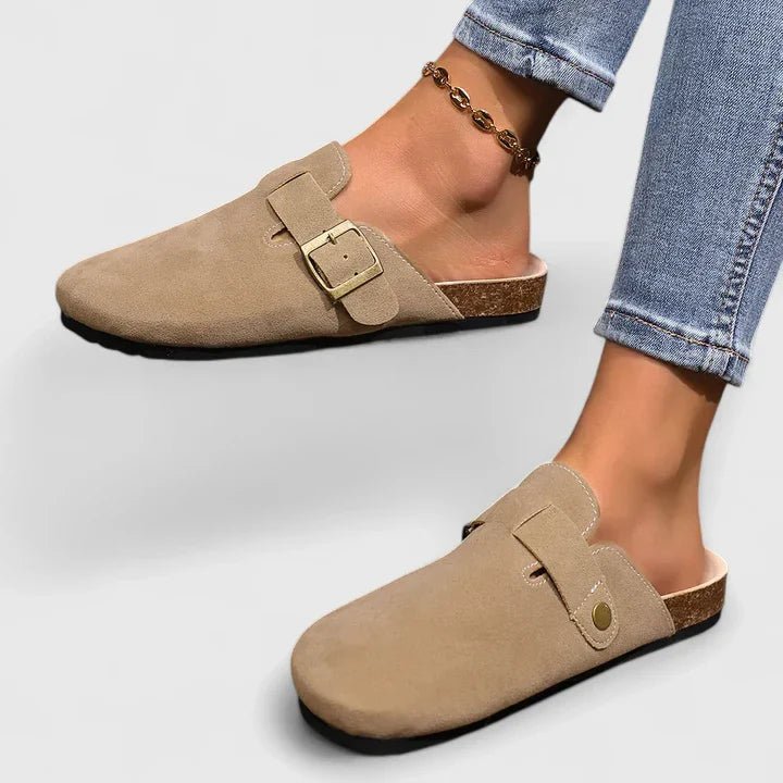 Orthopedic Loafers Slip-On Comfort Buckle Flats