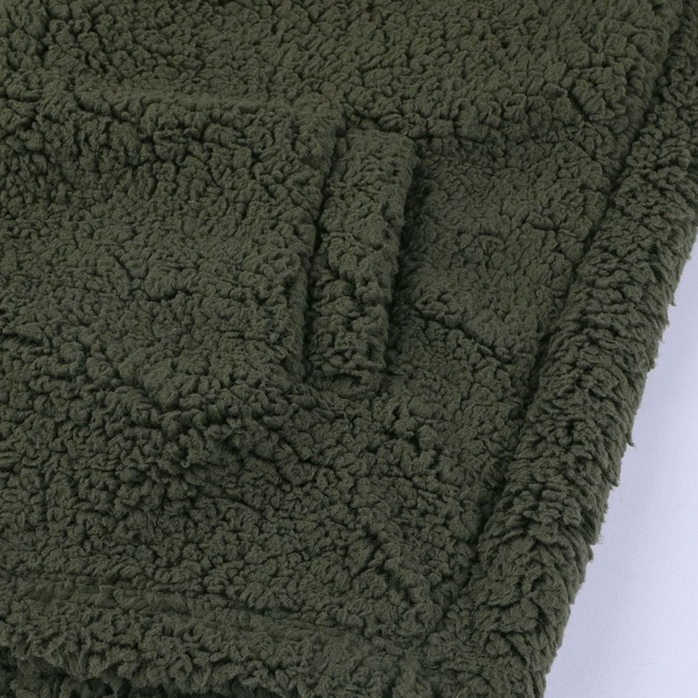 Women's Fluffy Teddy Open-Front Hooded Cardigan