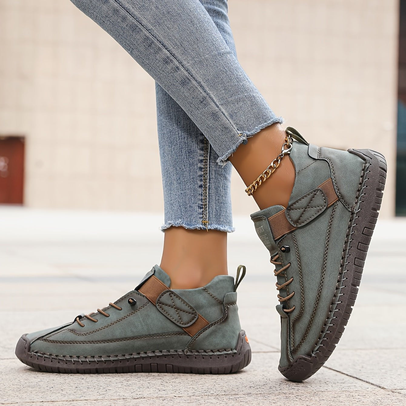 Women's Lace-Up Ankle Boots Casual