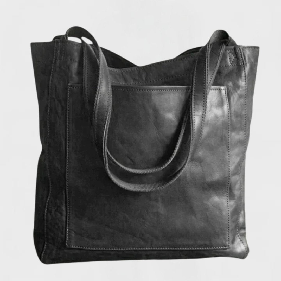 Women's Large Everyday Leather Tote Bags Structured Shoulder Bag