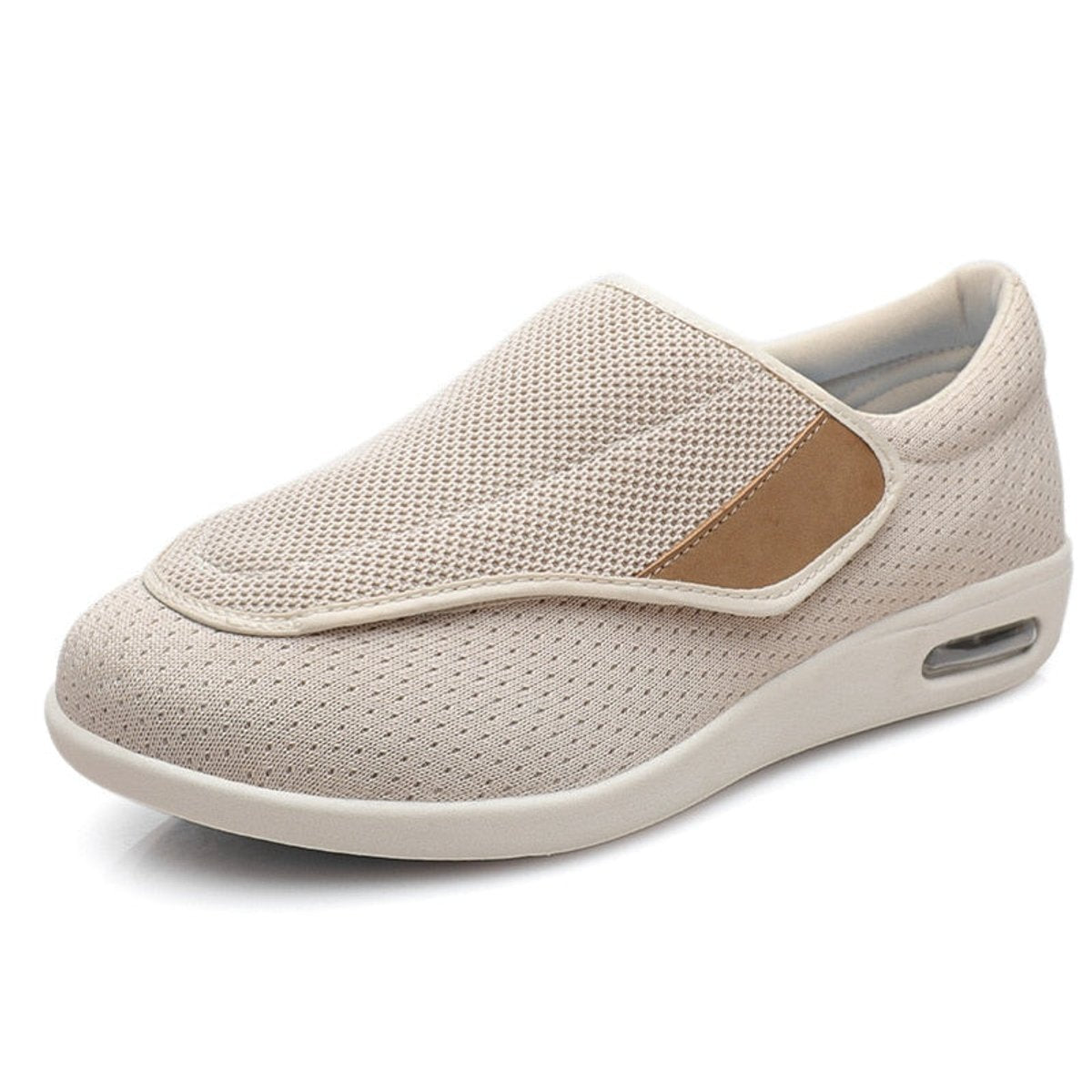 Women's Lightweight Knit Slip-On Comfort Sneakers Air Cushion Sole