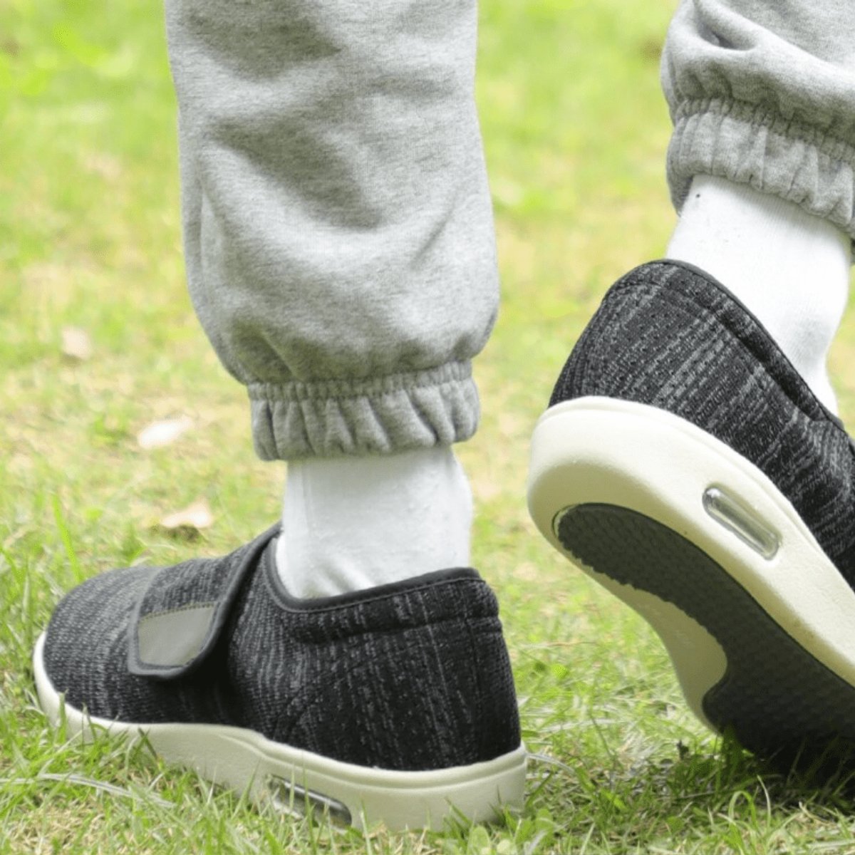 Women's Lightweight Knit Slip-On Comfort Sneakers Air Cushion Sole