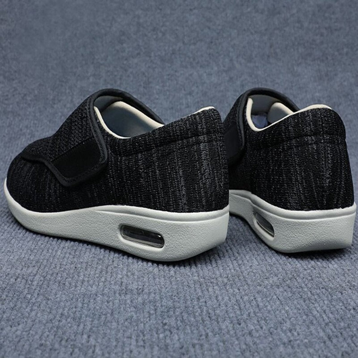 Women's Lightweight Knit Slip-On Comfort Sneakers Air Cushion Sole