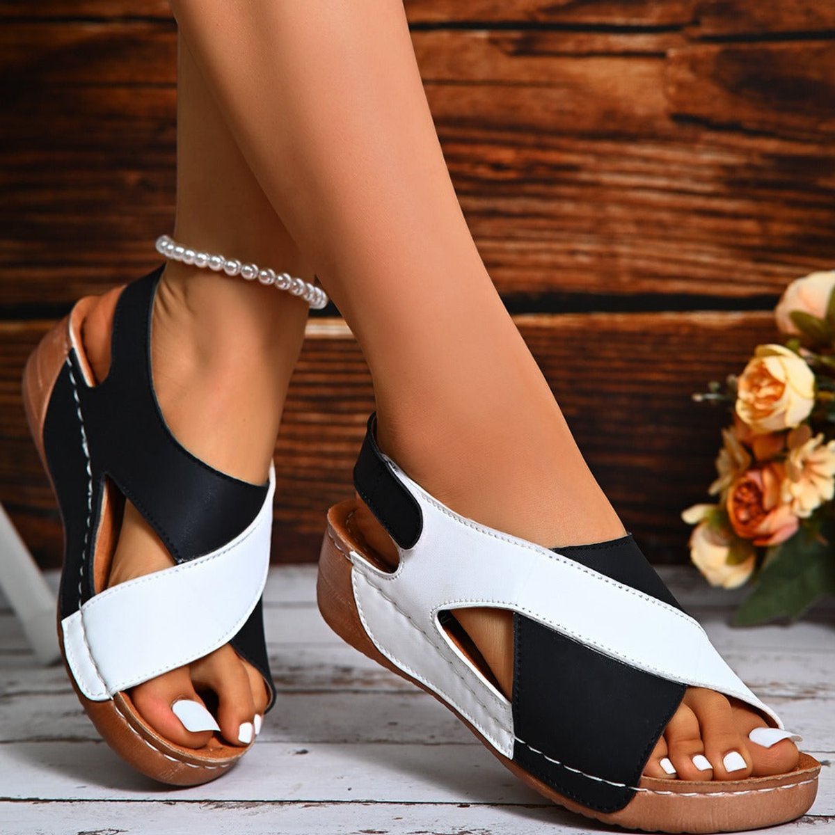 Women's Orthopedic Arch-Support Slingback Comfort Sandals