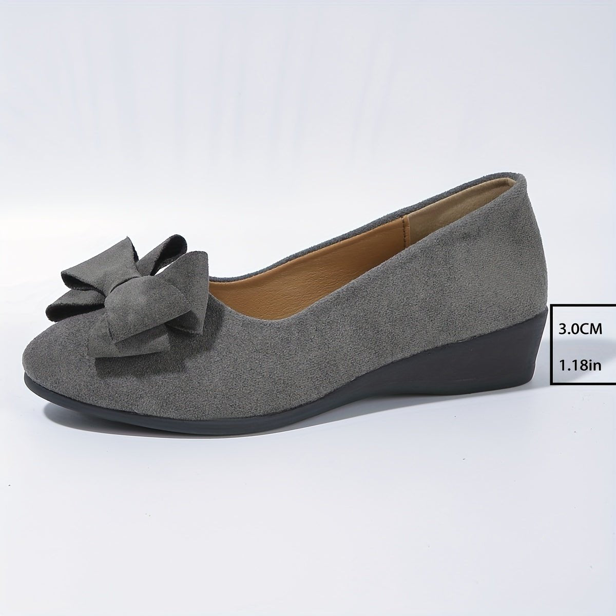Women's Orthopedic Bow-Detail Slip-On Flat Shoes