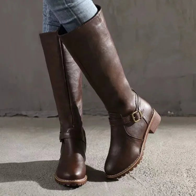 Women's Orthopedic Premium Leather Knee-High Boots