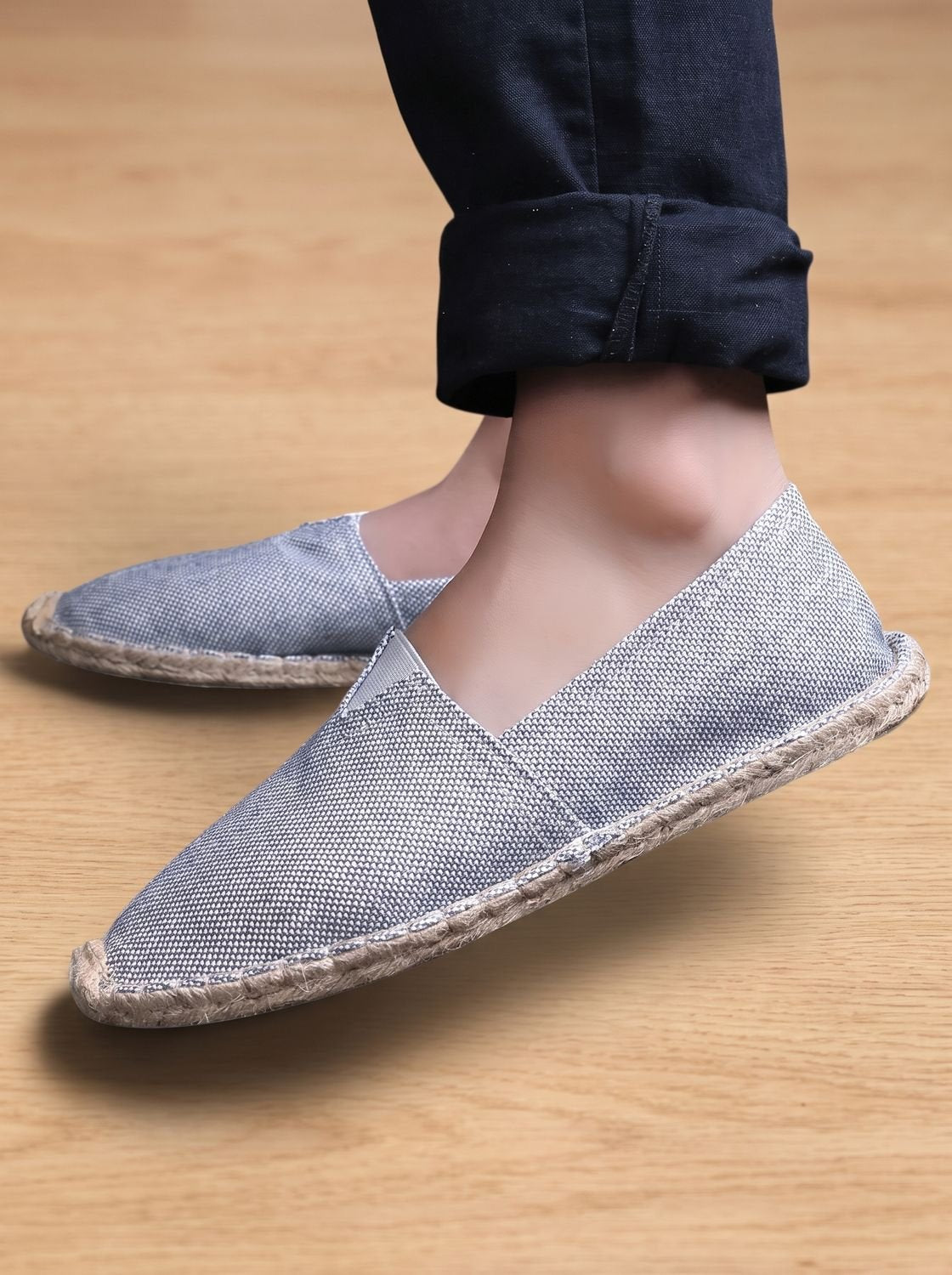 Women's Orthopedic Slip-On Canvas Espadrille Flats