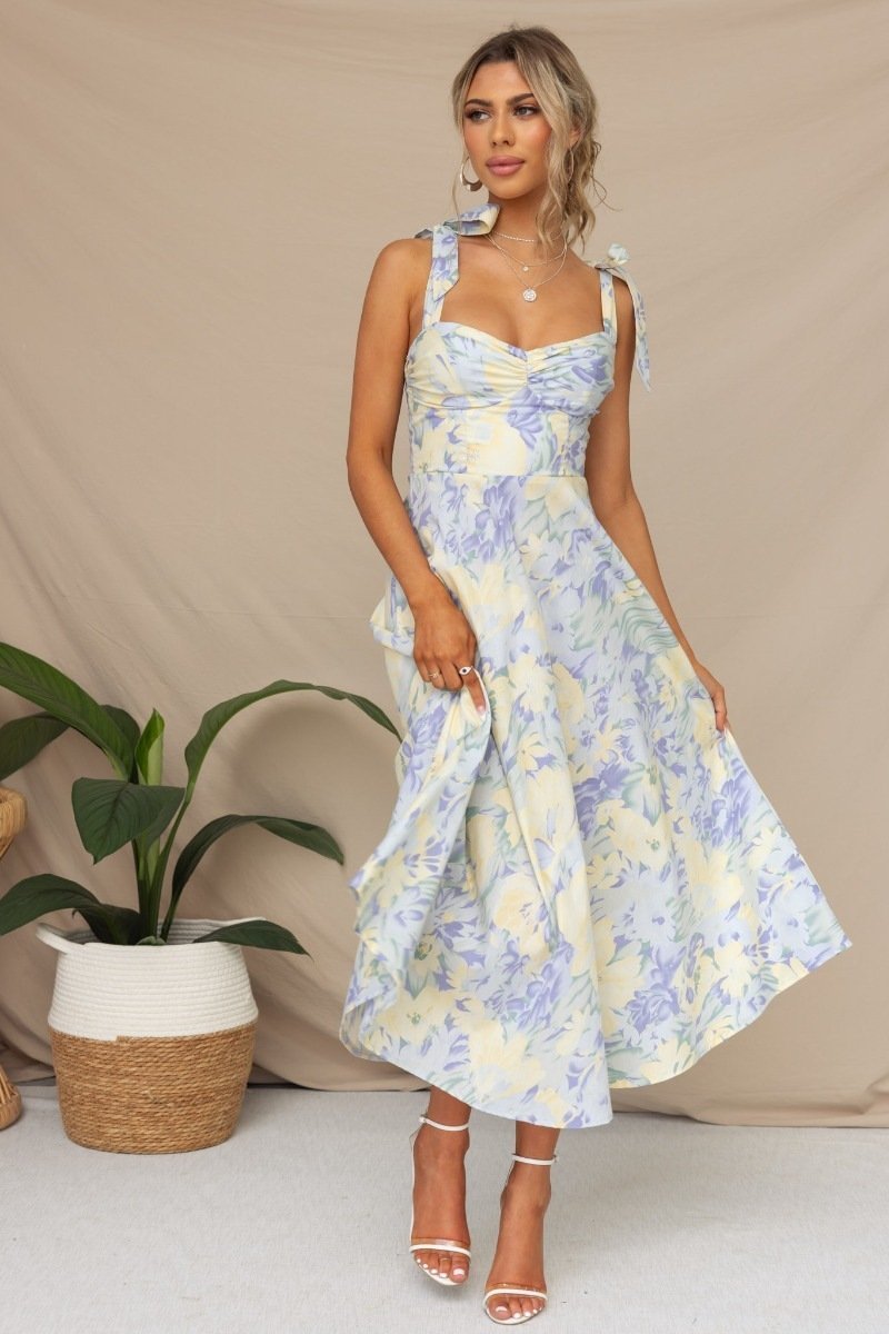 Delta | A-line Midi Dress - Harper Wears