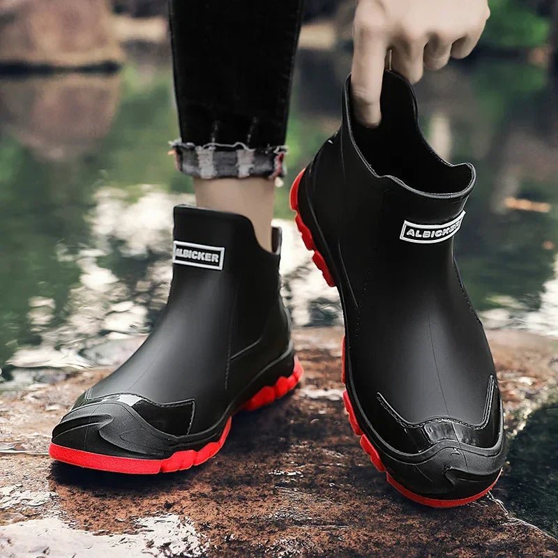 Chelsea Boots Waterproof Ankle Rain Slip-On Outdoor