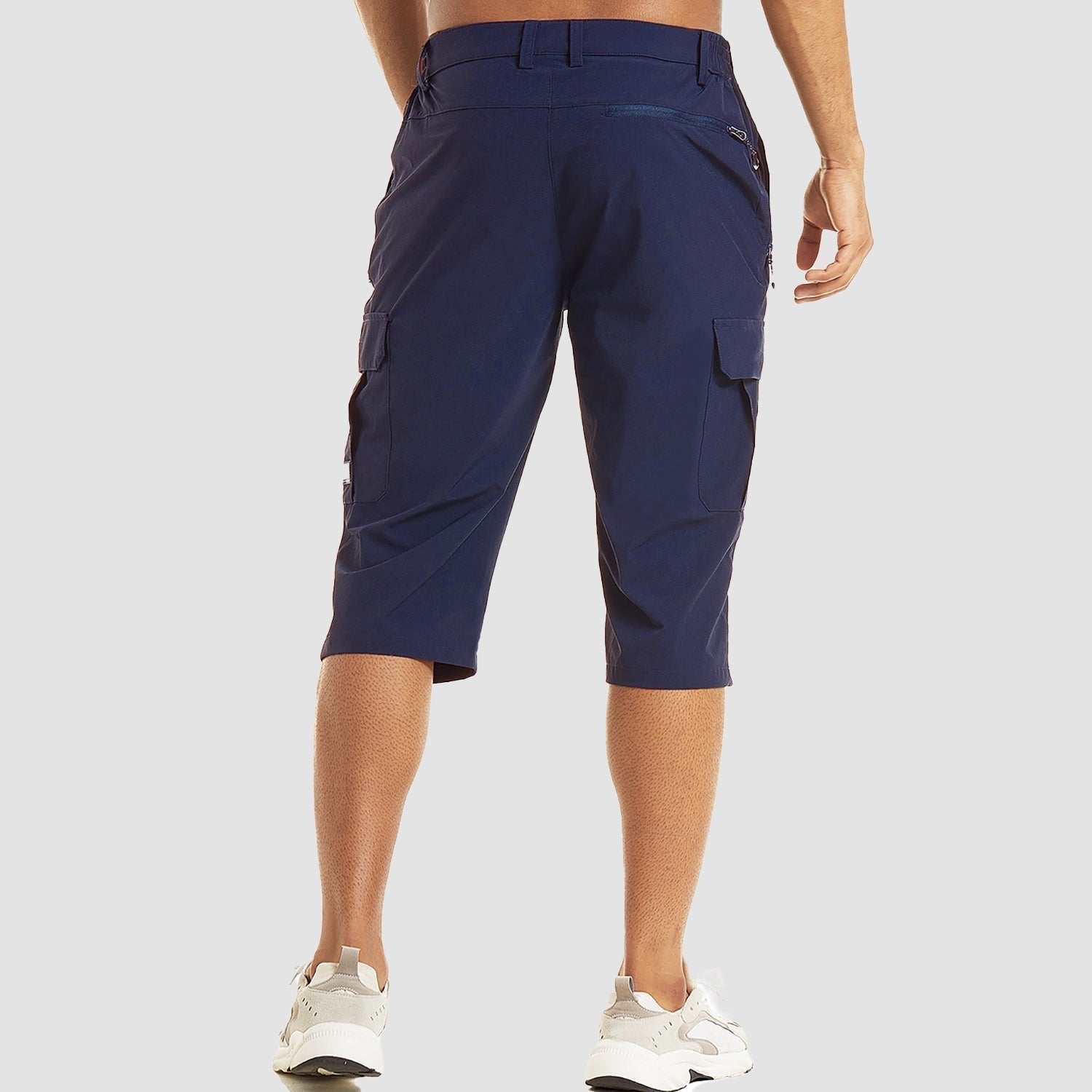 Men's Cargo Shorts Knee Length Multi Pocket Casual