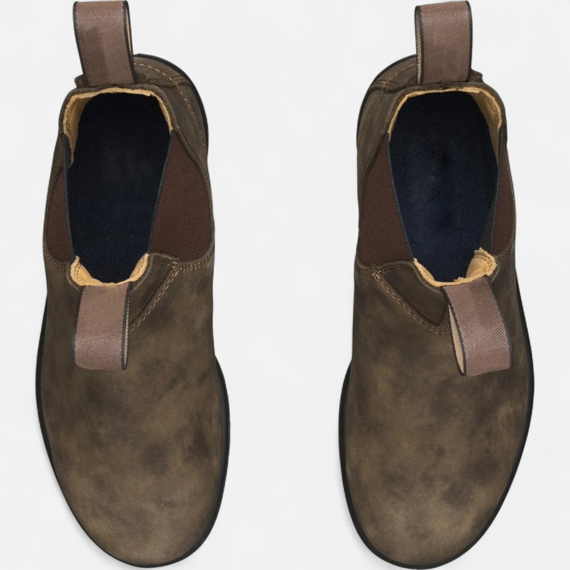 Men's Chelsea Boots Leather Slip-On Ankle Classic