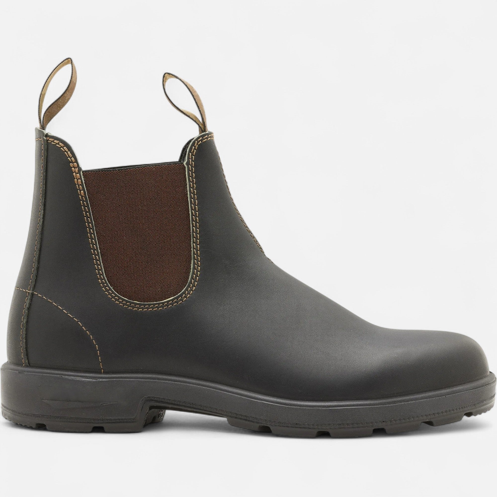Men's Chelsea Boots Leather Slip-On Ankle Classic