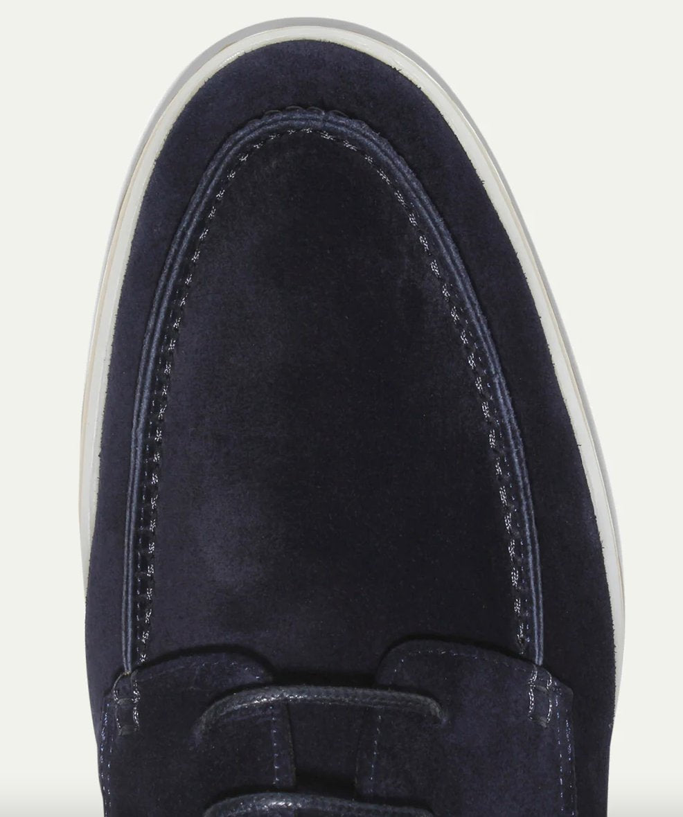 Men's Lace-Up Casual Loafers Suede Walking Shoes Comfort