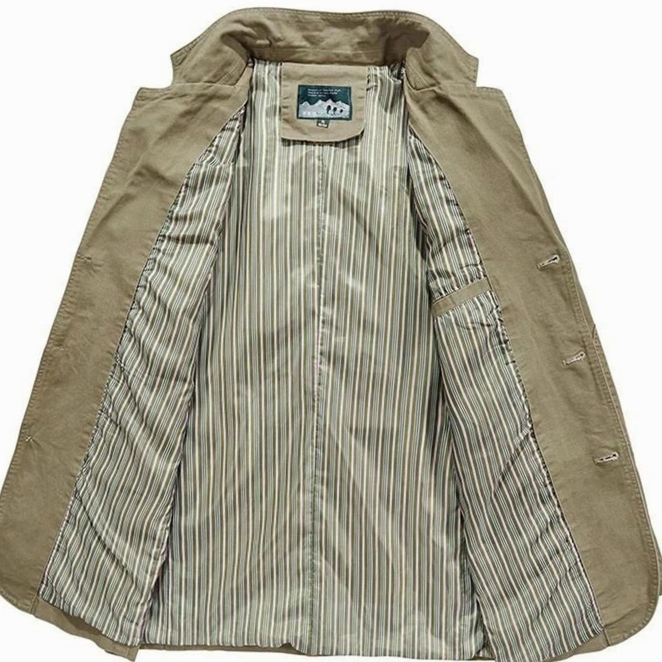 Men's Light Jacket Casual Cotton Blazer Tailored Fit