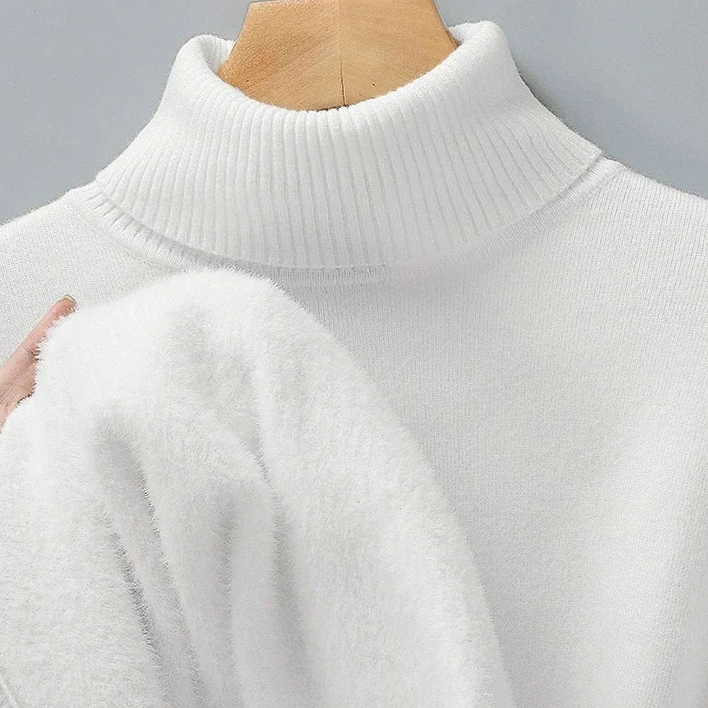 Men's Merino Wool Lightweight Sweater Slim Turtleneck Pullover
