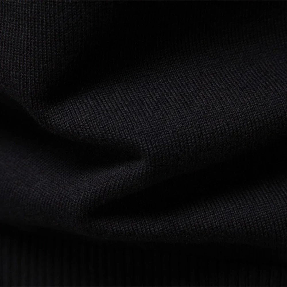 Men's Quarter Zip Pullover Soft Knit Jumper