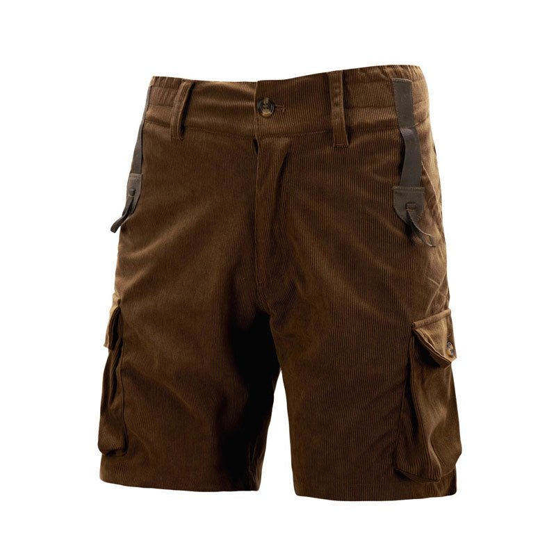 Men's Regular Fit Corduroy Cargo Shorts