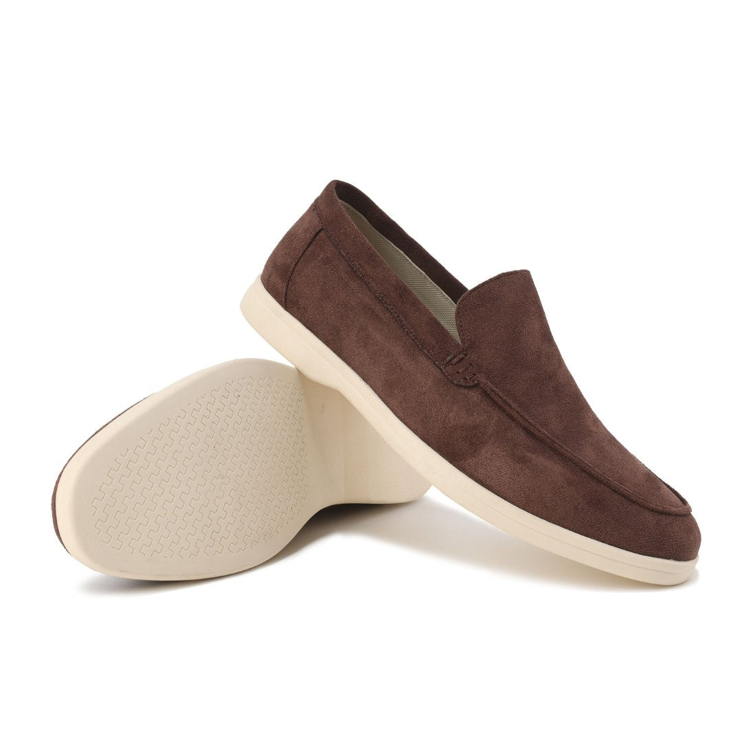 Men's Suede Loafers Slip-On Casual Comfort Shoes