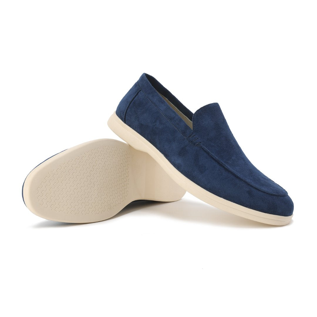 Men's Suede Loafers Slip-On Casual Comfort Shoes