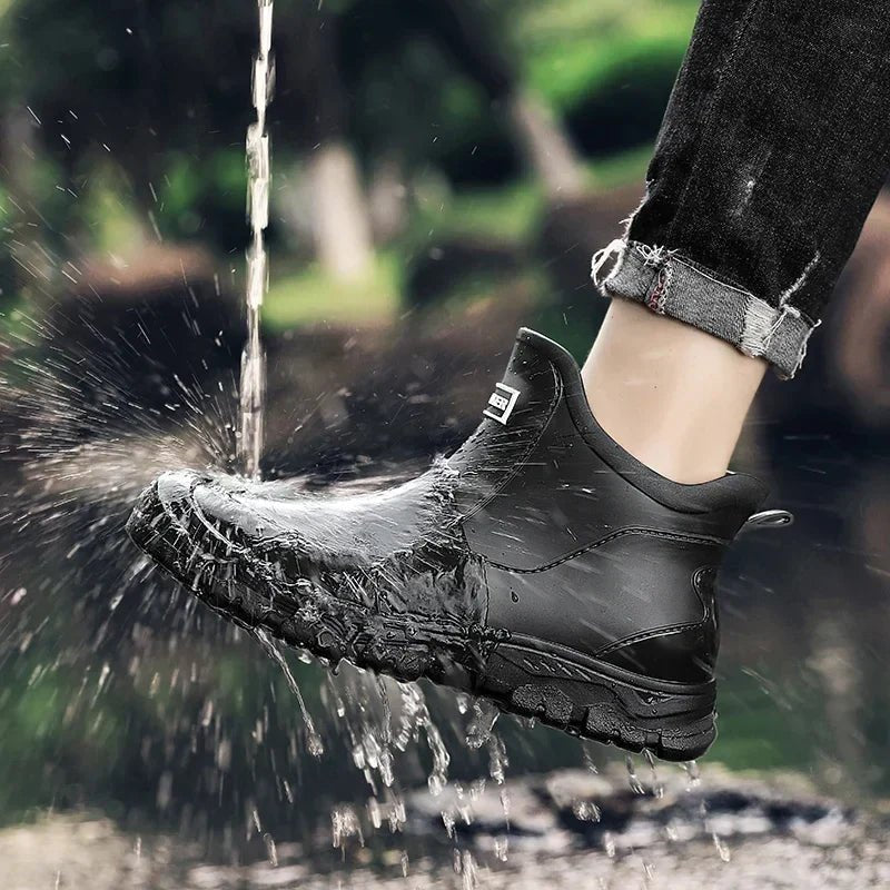 Men's Waterproof Chelsea Slip-On Ankle Boots