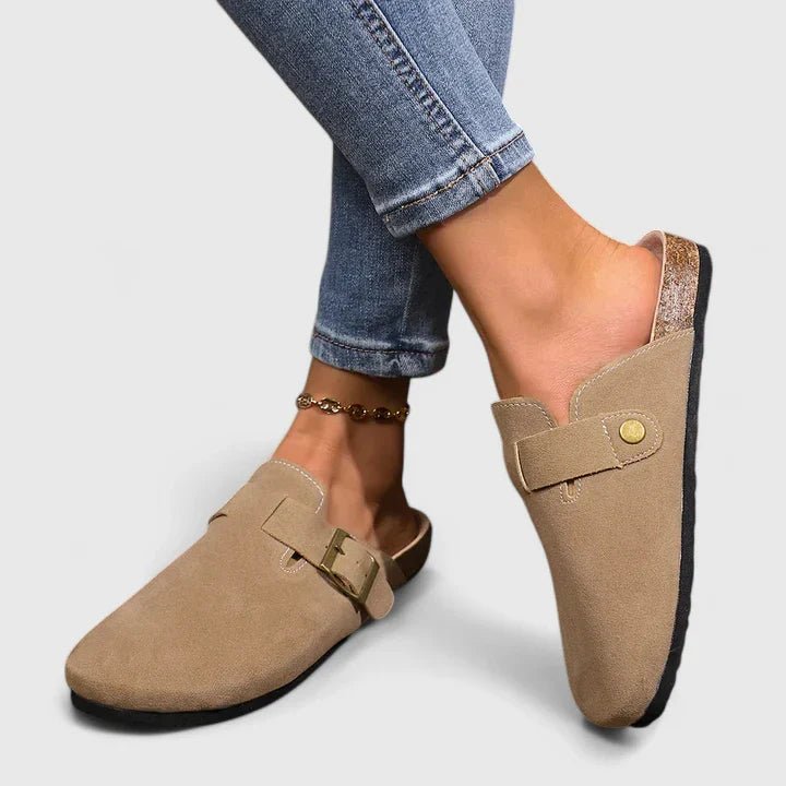 Orthopedic Loafers Slip-On Comfort Buckle Flats