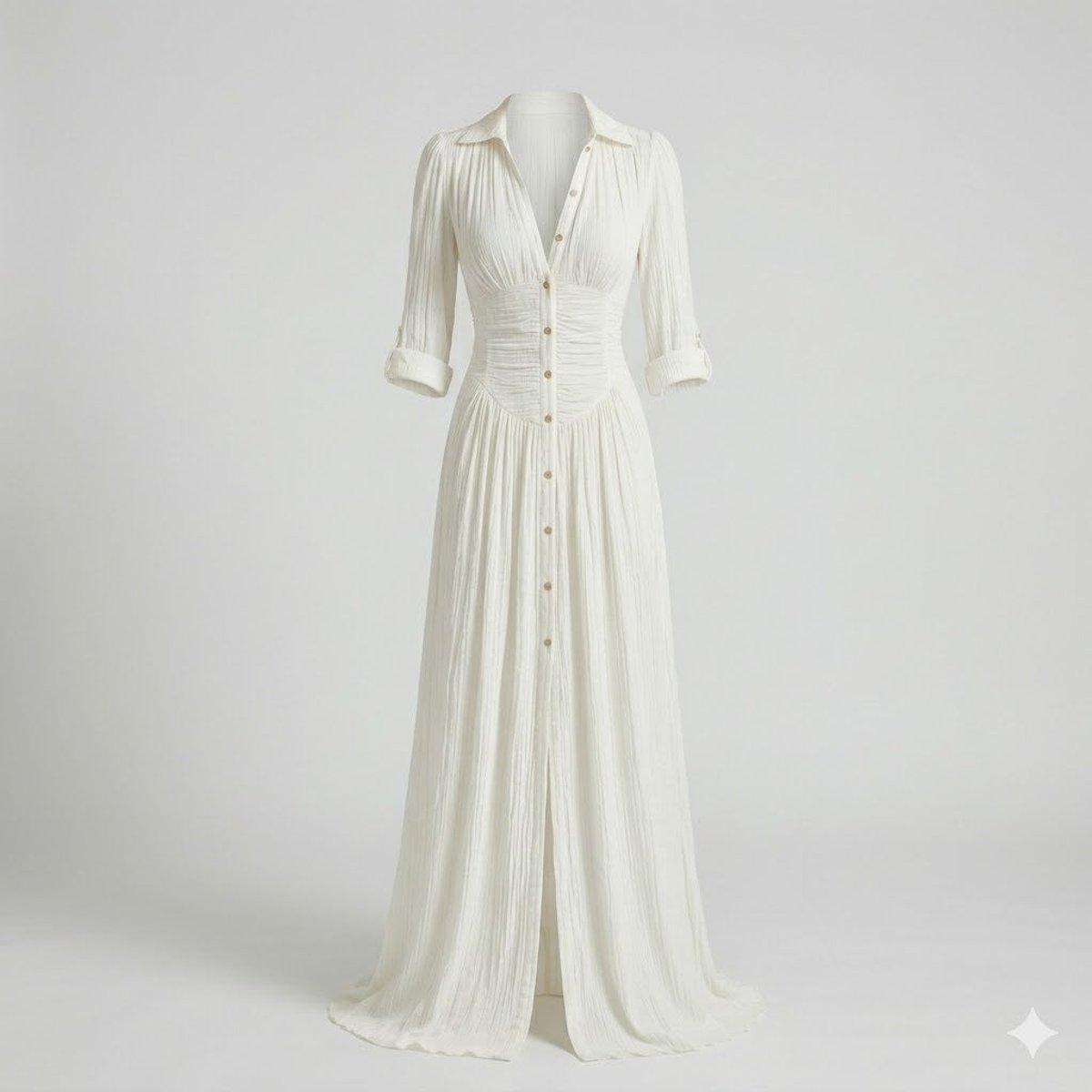 Women's Boho Flowy Button-Down Summer Dress Jumpsuit Maxi
