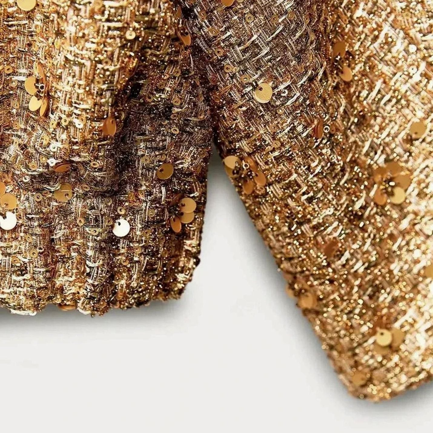 Women's City Chic Sequin Tweed Blazer Jacket