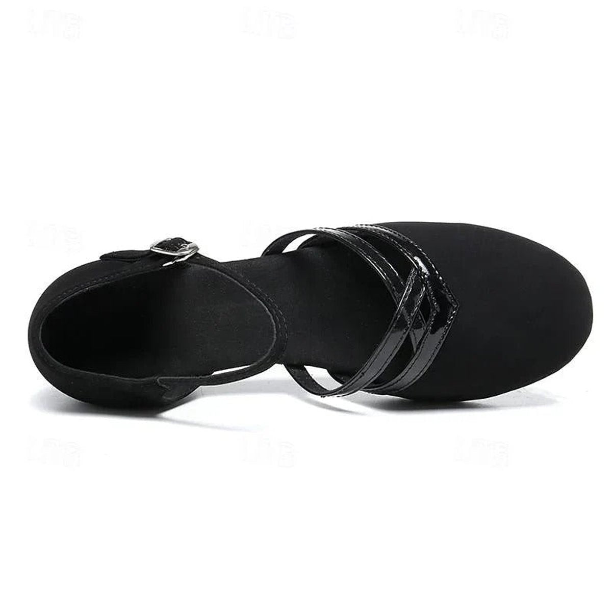 Women's Comfort Block-Heel Ankle-Strap Mary Jane Flats