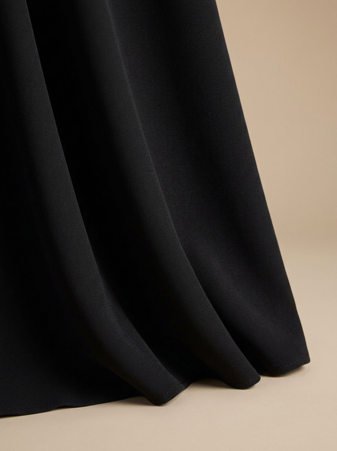 Women's Deep V-Halterneck Draped Maxi Evening Dress