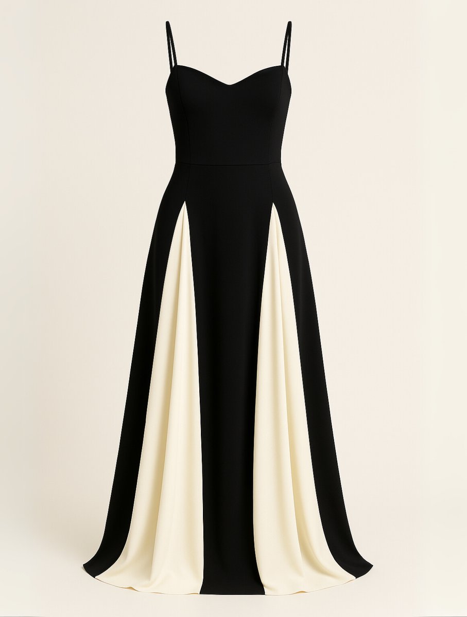 Women's Formal Sweetheart Wedding Guest Dress Flowing Maxi Gown