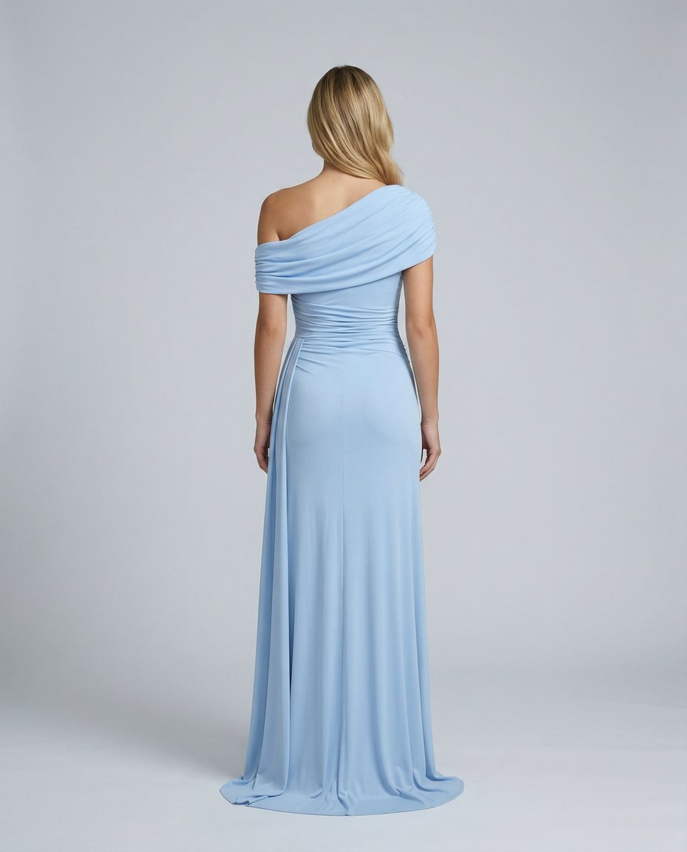 Women's Off-Shoulder Maxi Summer Dress Jumpsuit Ruched Formal Gown