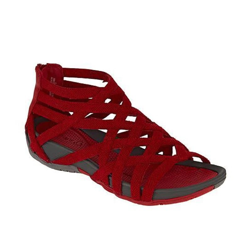 Women's Orthopedic Adjustable Strappy Sandals - Red