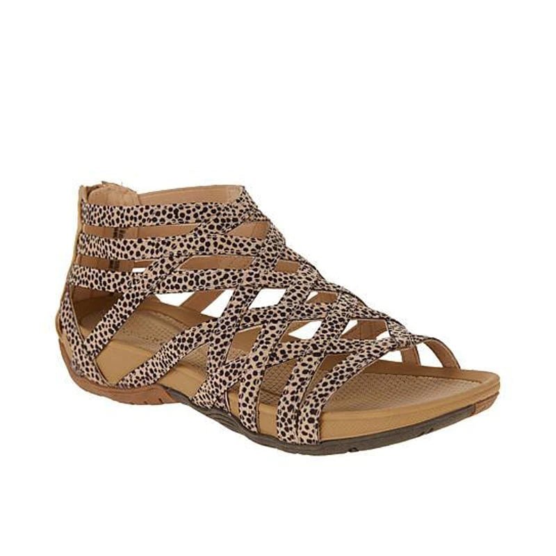 Women's Orthopedic Adjustable Strappy Sandals - Gray