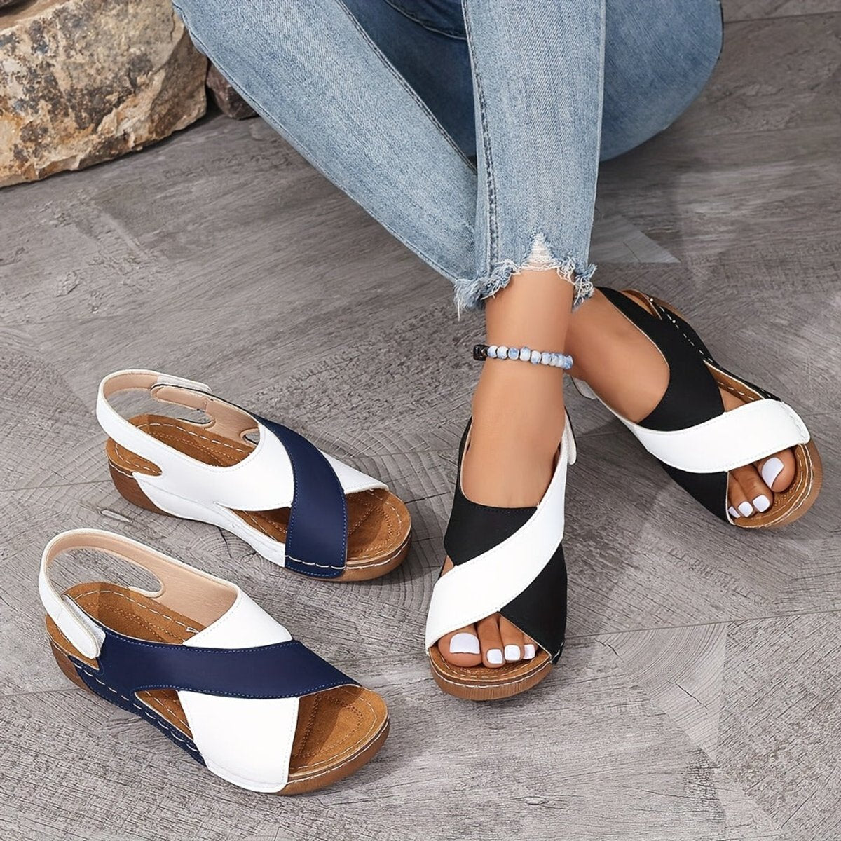 Women's Orthopedic Arch-Support Slingback Comfort Sandals