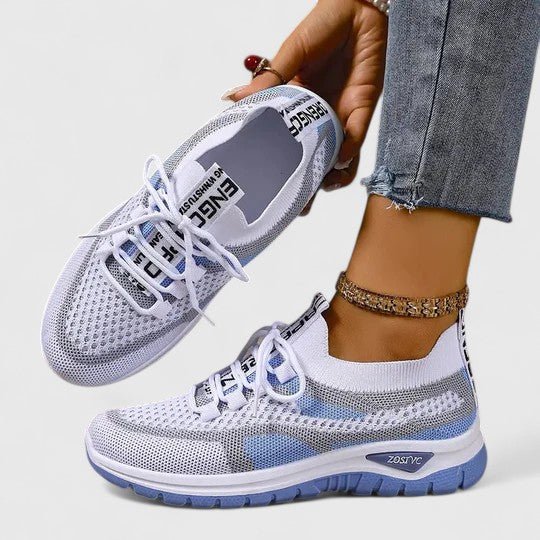 Women's Orthopedic Breathable Mesh Lace-Up Trainers