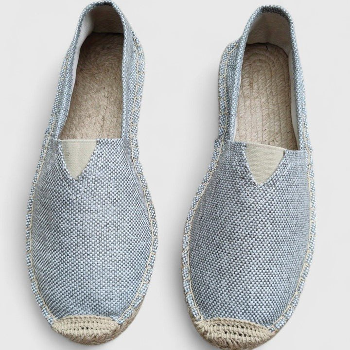 Women's Orthopedic Canvas Slip-On Espadrilles - Gray