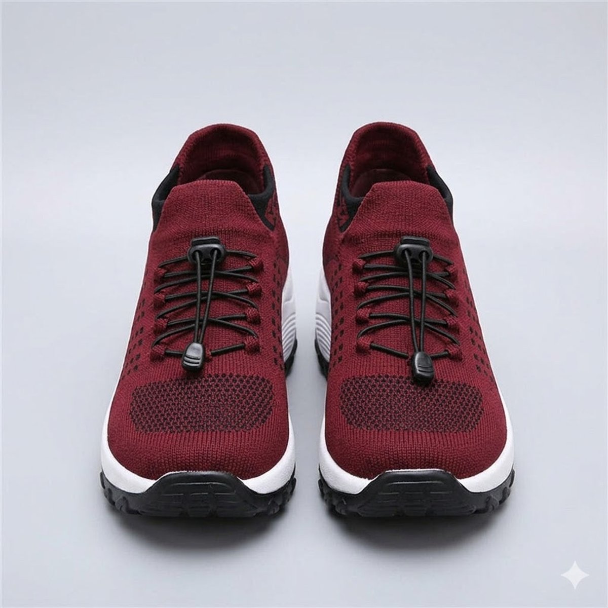 Women's Orthopedic Comfort Sneakers Cushioned Knit Platform Trainers