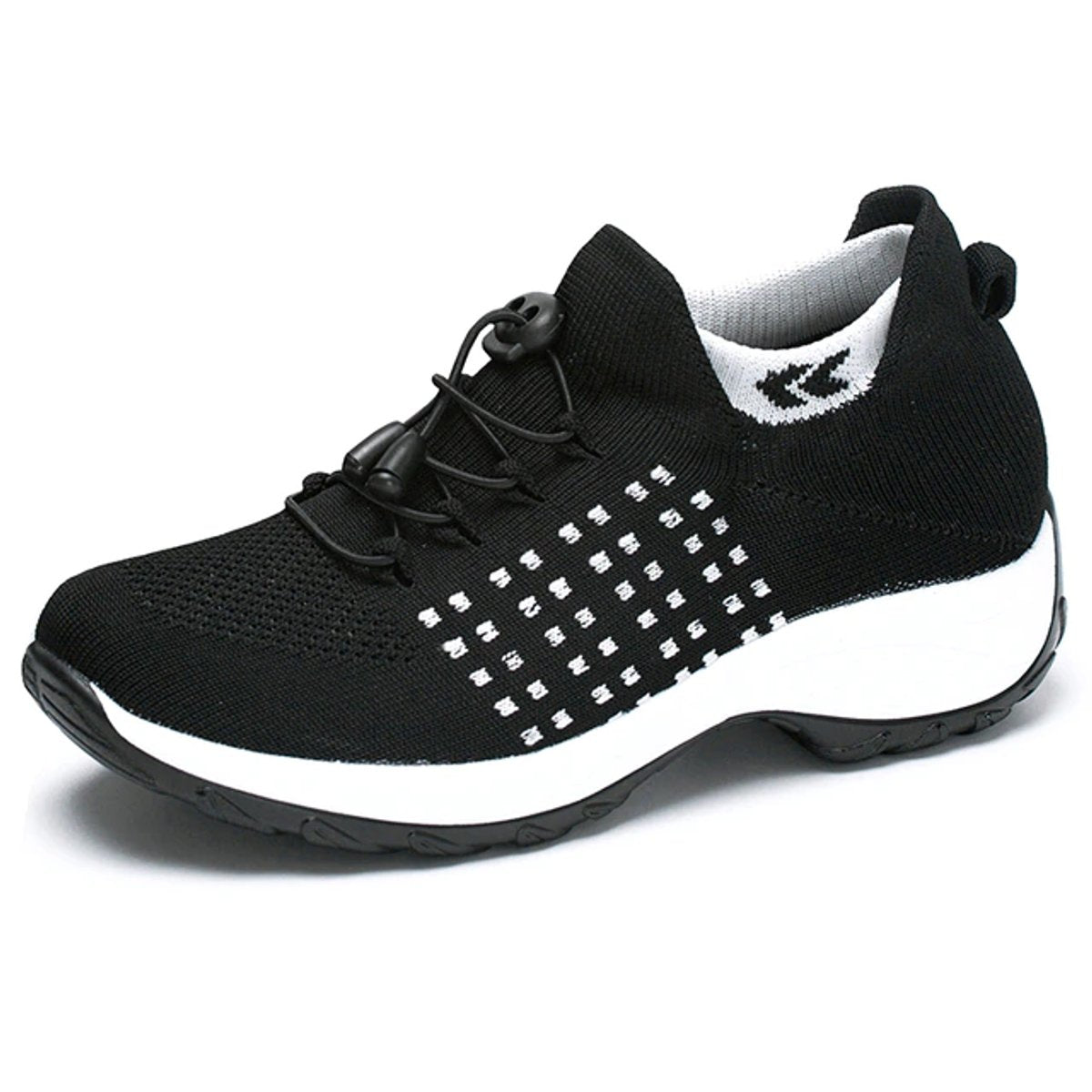 Women's Orthopedic Comfort Sneakers Cushioned Knit Platform Trainers