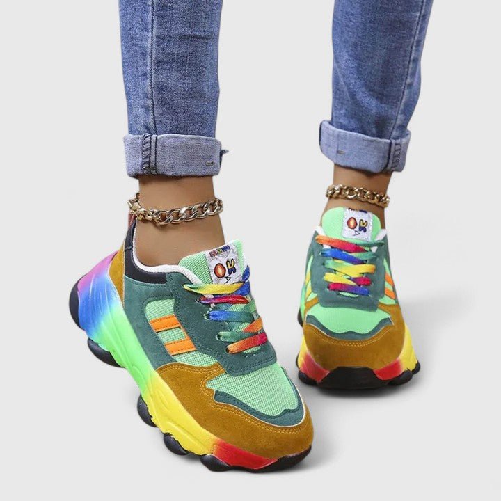 Women's Orthopedic Cushioned Multicolour Athletic Trainers