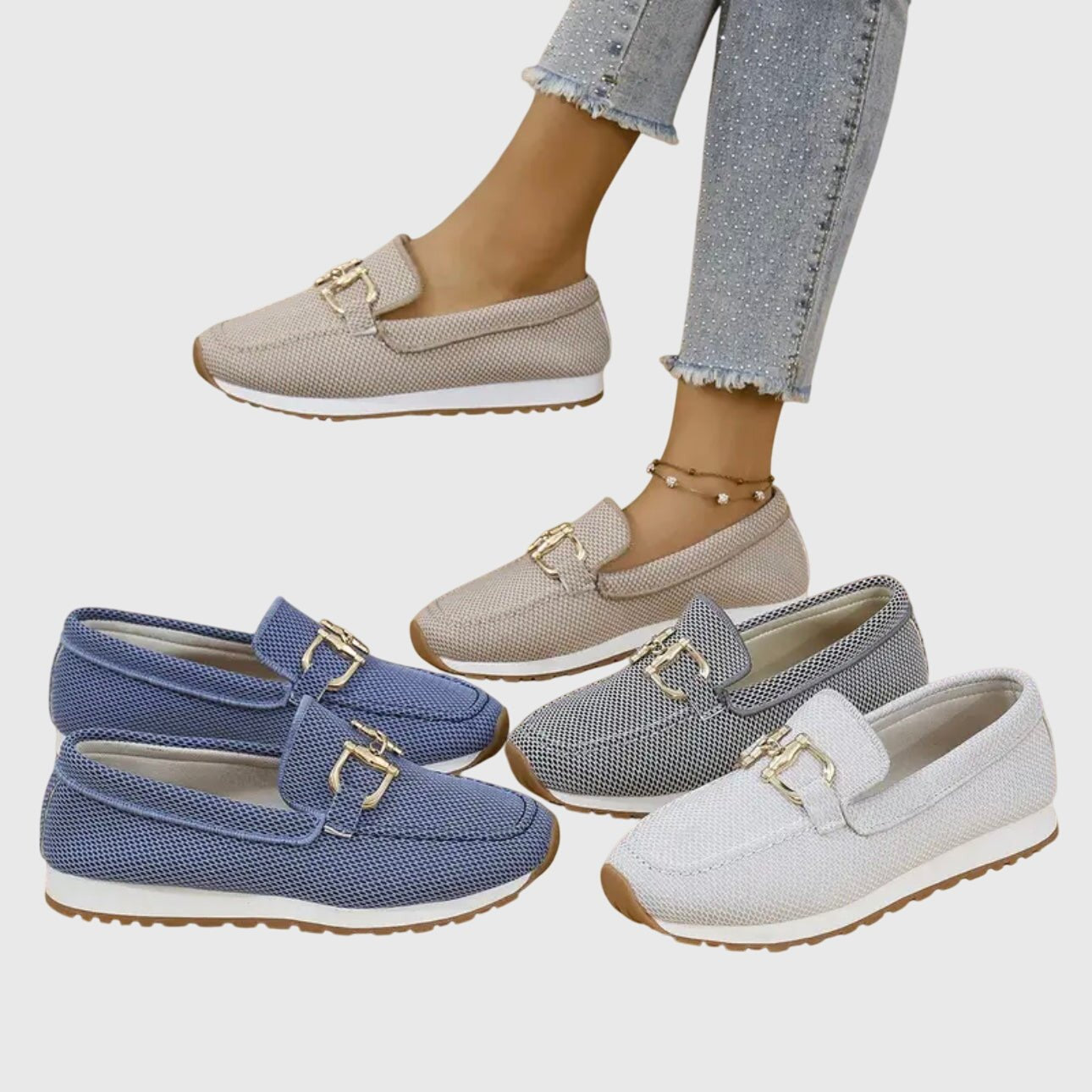 Women's Orthopedic Horsebit Slip-On Loafers