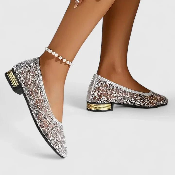 Women's Orthopedic Lace Breathable Slip-On Flats