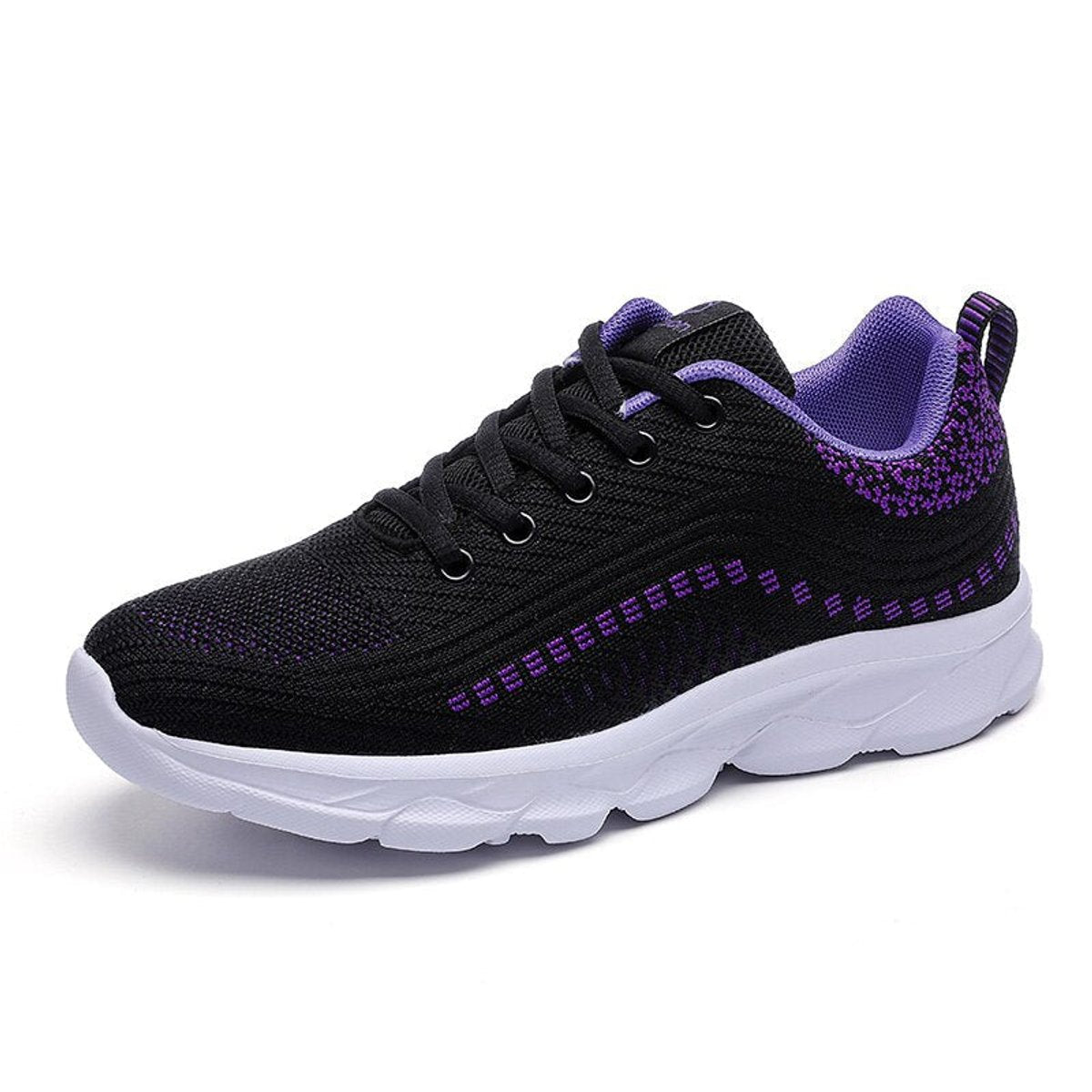 Women's Orthopedic Lace-Up Comfort Sneakers Memory-Foam Walking Shoes