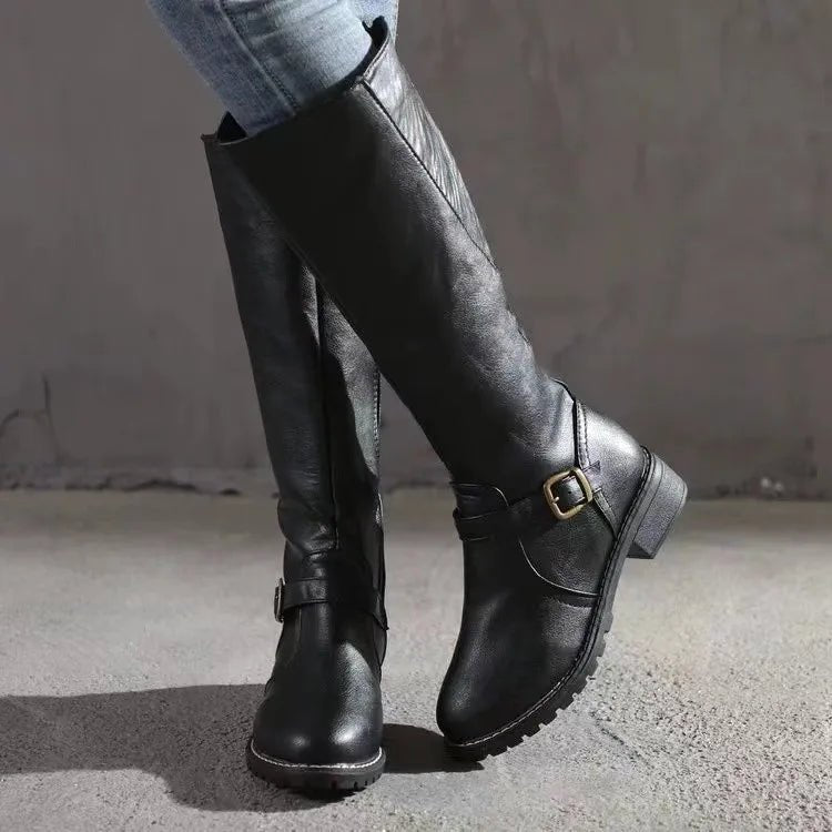 Women's Orthopedic Premium Leather Knee-High Boots