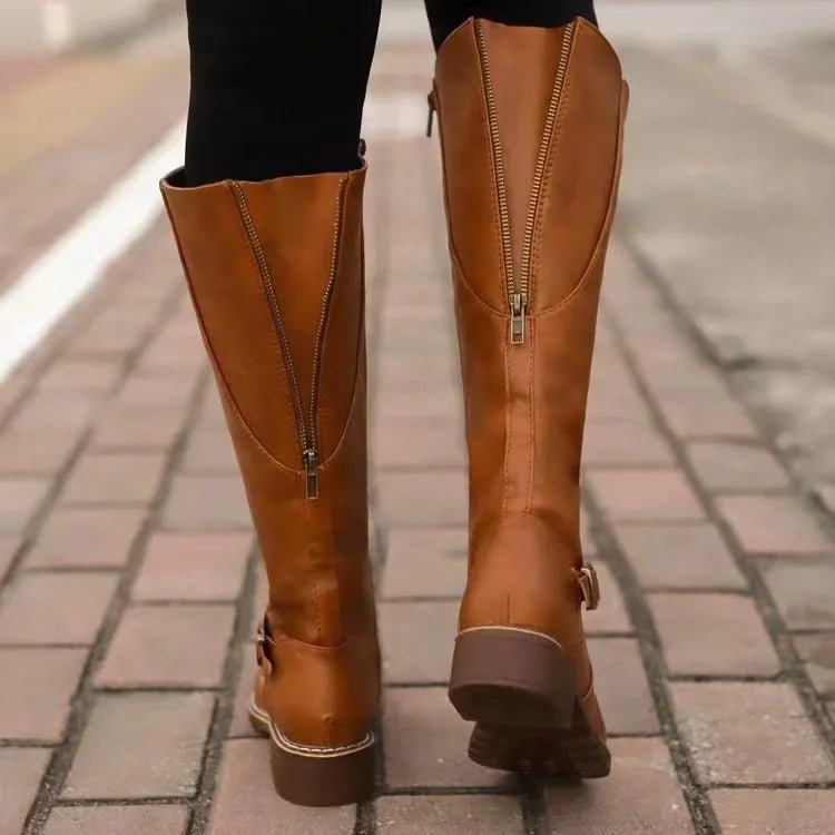 Women's Orthopedic Premium Leather Knee-High Boots