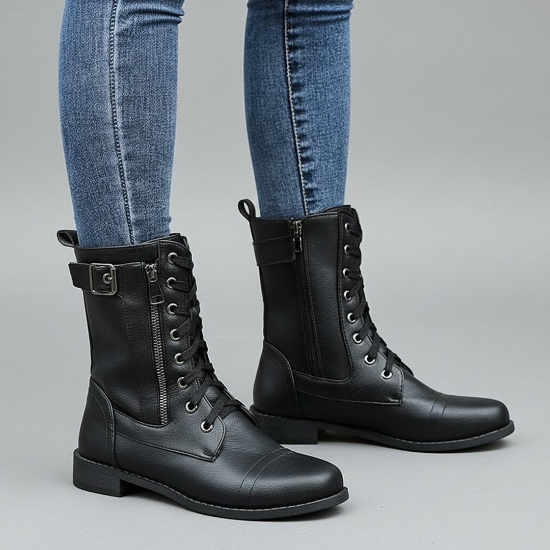 Women's Orthopedic Side-Zip Ankle Boots
